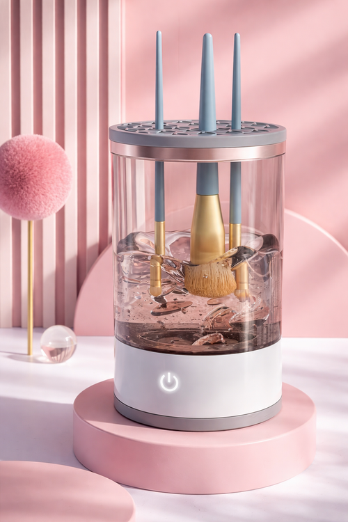 Automatic Makeup Brush Cleaner